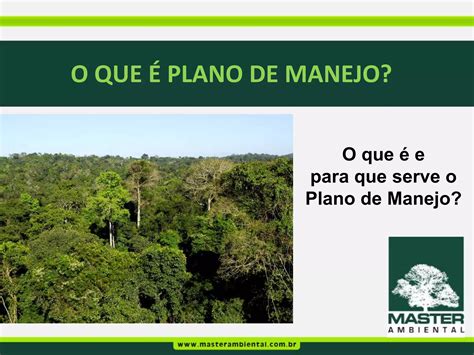 O Que Plano De Manejo Braincp