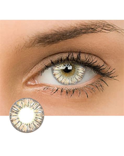 Colored Eye Contacts Dream flower natural Brown contact lenses online ...