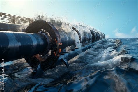 Underwater Pipes Damaged Explosions Occur In A Sabotage Of The