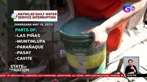 Hanggang 21 Oras Na Water Interruption Ng Maynilad Patuloy Na