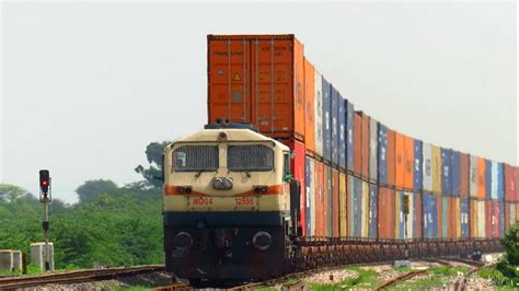 Railways Sets New Benchmark Operates First Double Stack Container