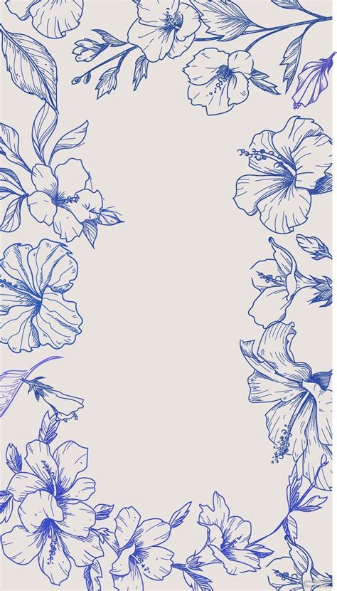 Vintage Blue Floral Background in SVG, Illustrator, JPG, EPS - Download ...