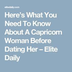 Here S What You Need To Know About A Capricorn Woman Before Dating Her