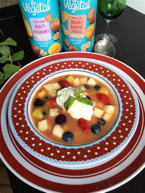 Minestrone De Fruits Et Sa Glace Vanille Je Cuisine Donc Je Suis