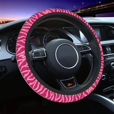 38cm Car Steering Wheel Cover DoFlamingo One Piece Steering Wheel Cover