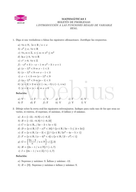 B Ejercicios De Final De Tema Para Preparar El Examen Moebius