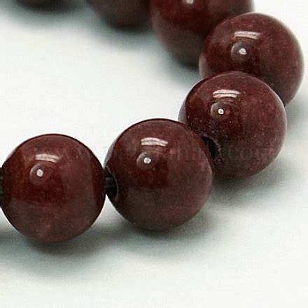 Wholesale Natural Mashan Jade Round Beads Strands Pandahall