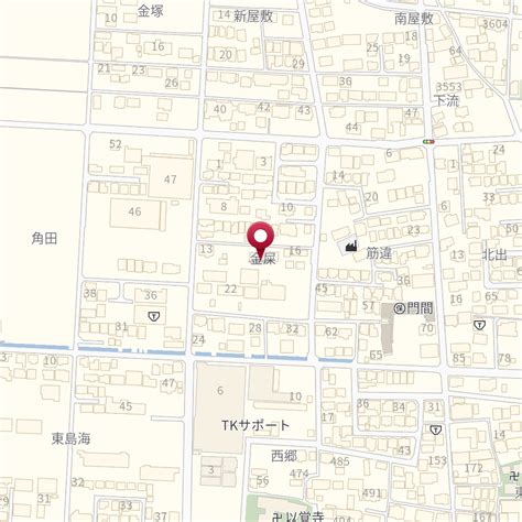 〒493 0002 愛知県一宮市木曽川町門間金屎 の地図 Mapfan