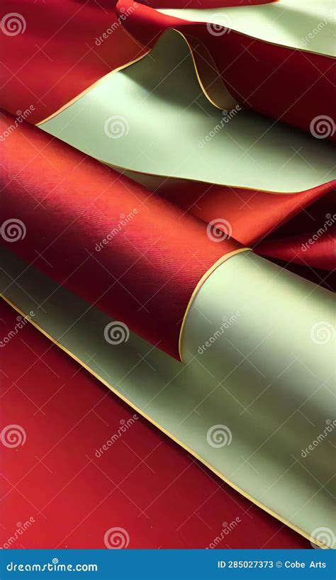 Smooth Elegant Red Silk Or Satin Luxury Cloth Texture As Abstract