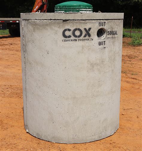 Wastewater - Cox Concrete Products - Mount Pleasant, Texas