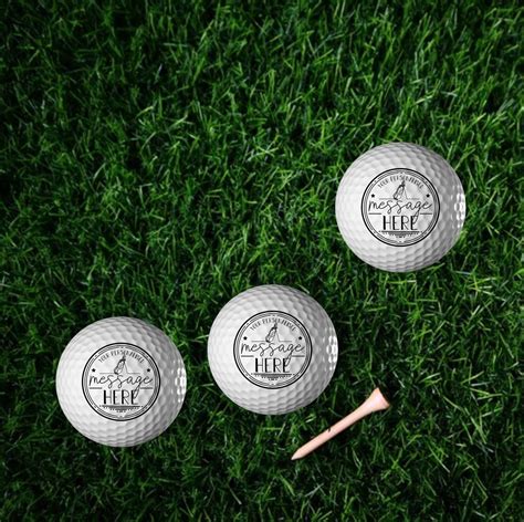 Personalised Golf Balls – Own Design - Design and Branding