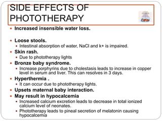 Phototherapy in neonatal jaundice | PPT