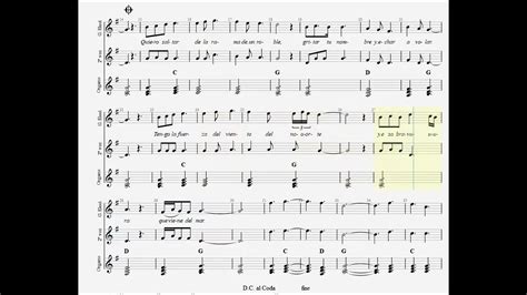 viento del norte partitura sonora chords chordify