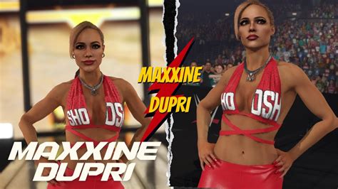 MAXXINE DUPRI Is Now In WWE 2K23 PC RAW 2023 YouTube