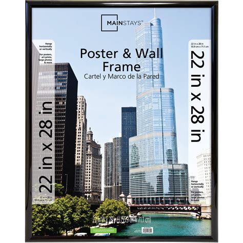 Mainstays 22x28 Trendsetter Poster And Picture Frame Black