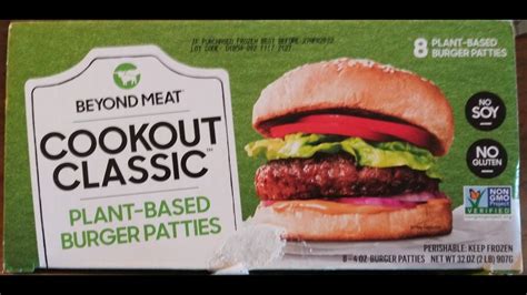 Beyond Meat Cookout Classic Plant Based Burger Patties Ct