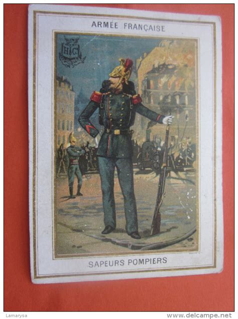 Autres non classés Images Chromos Armée française sapeurs pompiers