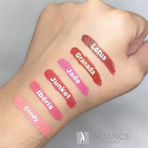 Kit Pigmentos Labial Org Nico Nuance Confraria Da Beleza