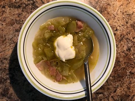 Green Tomato Soup Recipe For The Fall Frugal Thumb