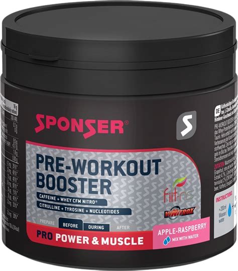 Pre Workout Booster 256 G Sponser Sport Food Vitalabo Shop Online Italia