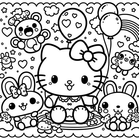 +40 Sanrio Coloring Pages For Free (Printable)