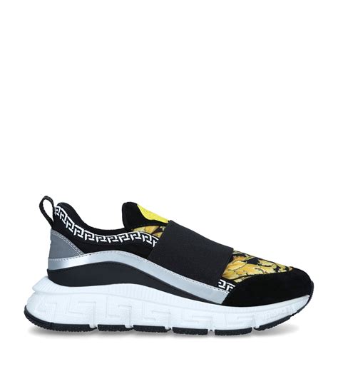 Versace Kids Multi Trigreca Slip On Sneakers Harrods Uk