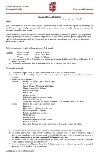 Reglamento Interno Copia Apoderado Pdf