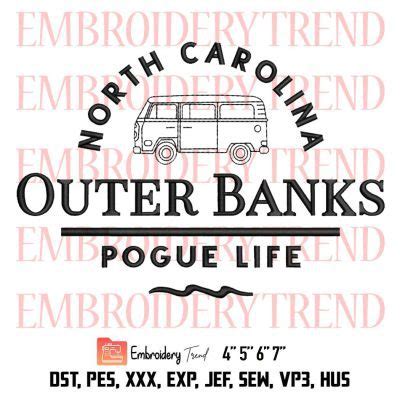 Outer Banks Embroidery Pogue Life Embroidery Paradise On Earth