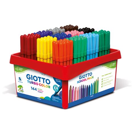 TURBO COLOR CLASSPACK 144 FEUTRES COLORIS ASSORTIS K117013 Librairie