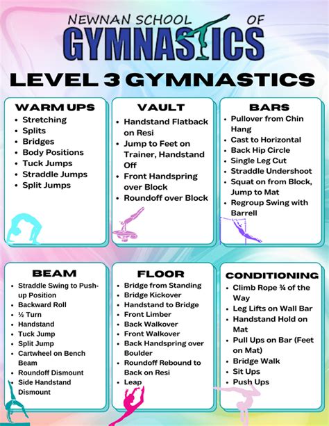 Level 3 - NEWNAN SCHOOL OF GYMNASTICS & CHEERLEADING