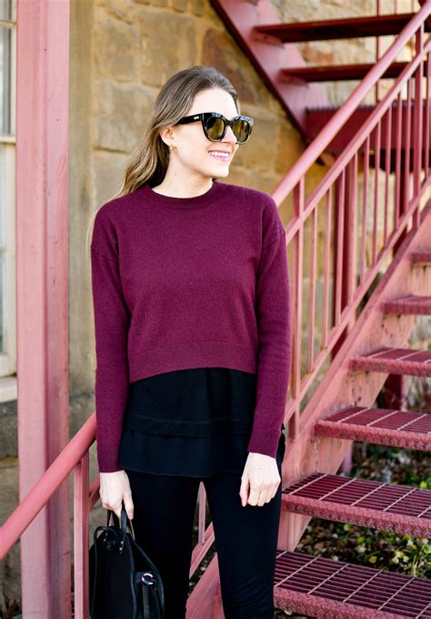 Burgundy And Black — Cotton Cashmere Cat Hair