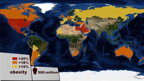 World map of obesity [1280x720] : MapPorn