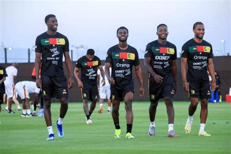 CAN 2023 Le Cameroun a effectué sa première séance dentraînement en