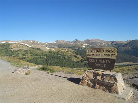 Loveland pass hiking trail map | Loveland pass night sky