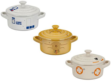 Le Creuset Mini Cocotte Er Set Star Wars C Po R D Bb Steinzeug