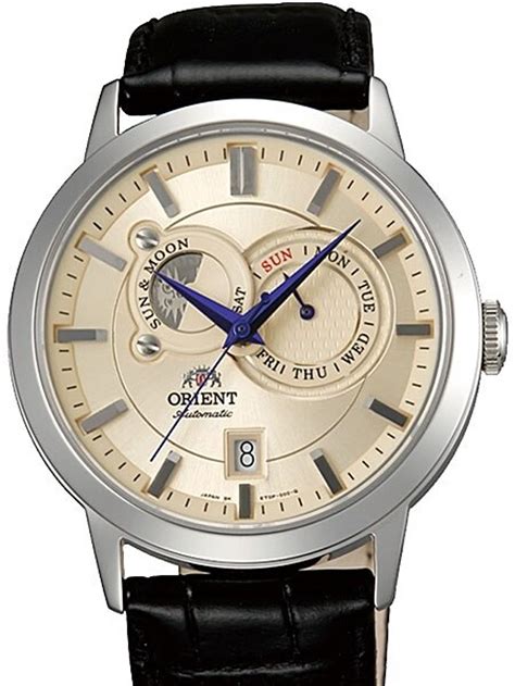 Orient Automatic Sun And Moon Watch With Sapphire Crystal Et0p003w