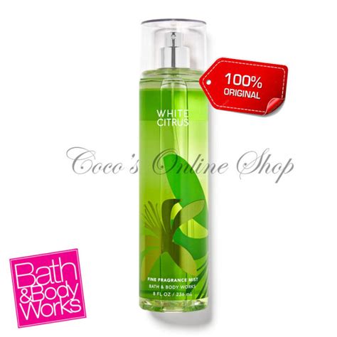 Original Bath And Body Works White Citrus Fragrance Mist 236ml Bath