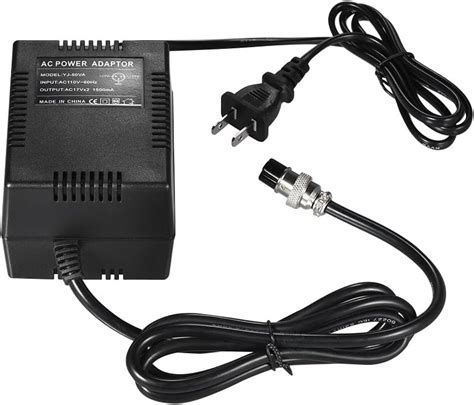 Btuty High Power Mixing Console Mixer Power Supply Ac Adapter 17v 1500ma 50w 3 Pin