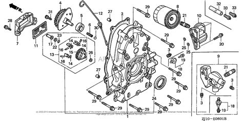 Honda Engines Gx K Qxa Engine Jpn Vin Gcad To Gcad