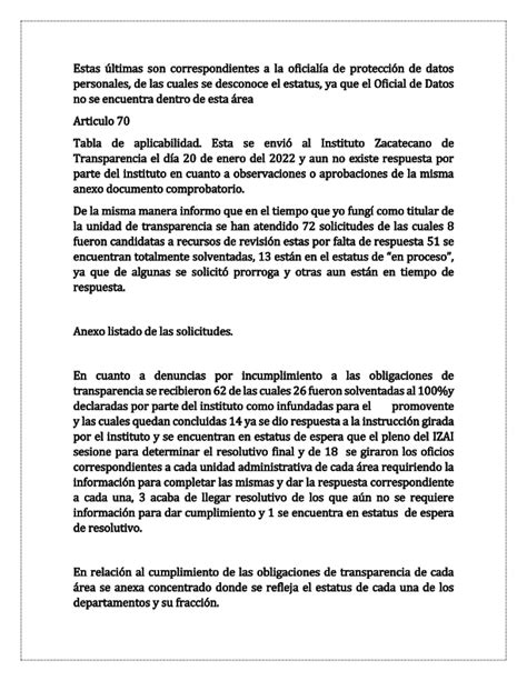 Abril Mayo Y Junio Unidad De Transparencia Ayuntamiento De