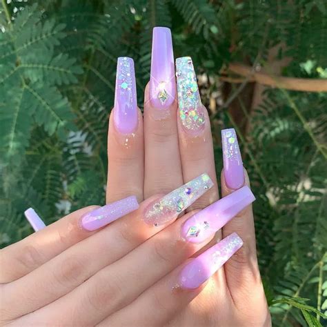 Top 30 Prettiest Lavender Nail Design Ideas 2023 Update Purple