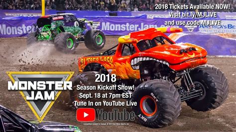 Monster Jam 2018 Season Kickoff Show - YouTube