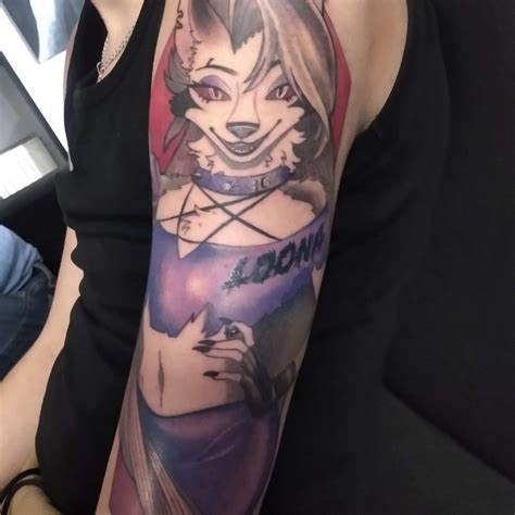 That My First Time Tattoo Loona From Helluva Boss By Viziepop Tattoos