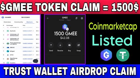 Gmee Airdrop Token Claimfree Crypto Airdrop Trust Wallet No Gas Fee