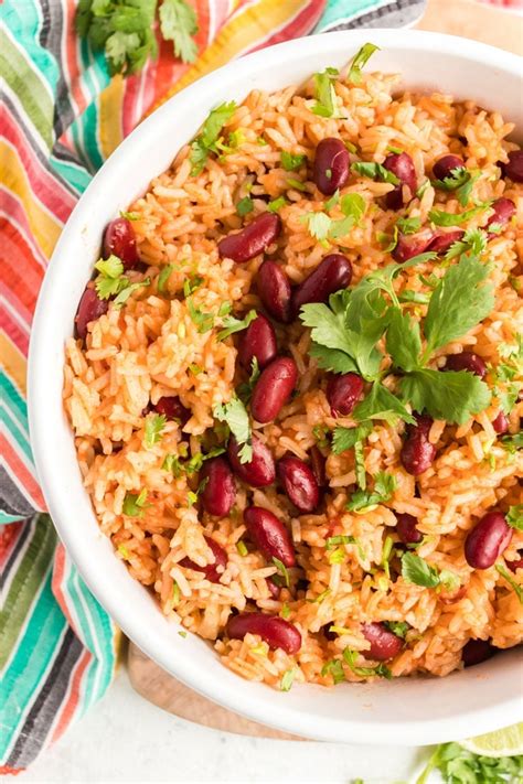 Spanish Rice and Beans - Vegan Optional - Platter Talk