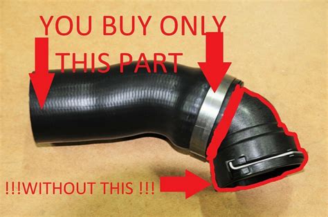 BMW 1 E87 118d 120d TURBO INTERCOOLER HOSE TURBO PIPE 11617792316