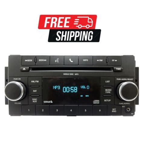 Dodge Jeep Chrysler Res Radio Receiver Am Fm Mp Cd Satellite Sirius