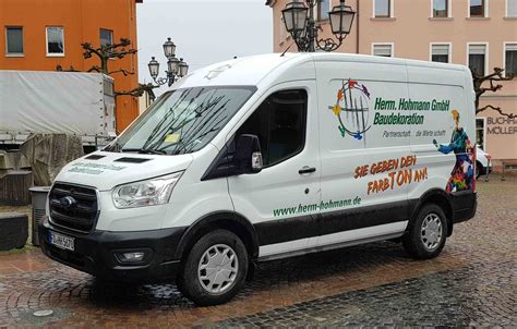 Ford Transit Von Baudekoration Hohmann Steht Im Januar In H Nfeld