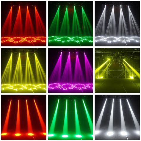 8x 150W LED 18 Prisma Moving Head Beam DMX Spot 8 Gobo Bühnenlicht DJ