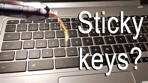 How To Clean Sticky Keyboard Keys YouTube